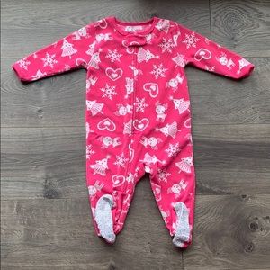 Christmas footie pajamas